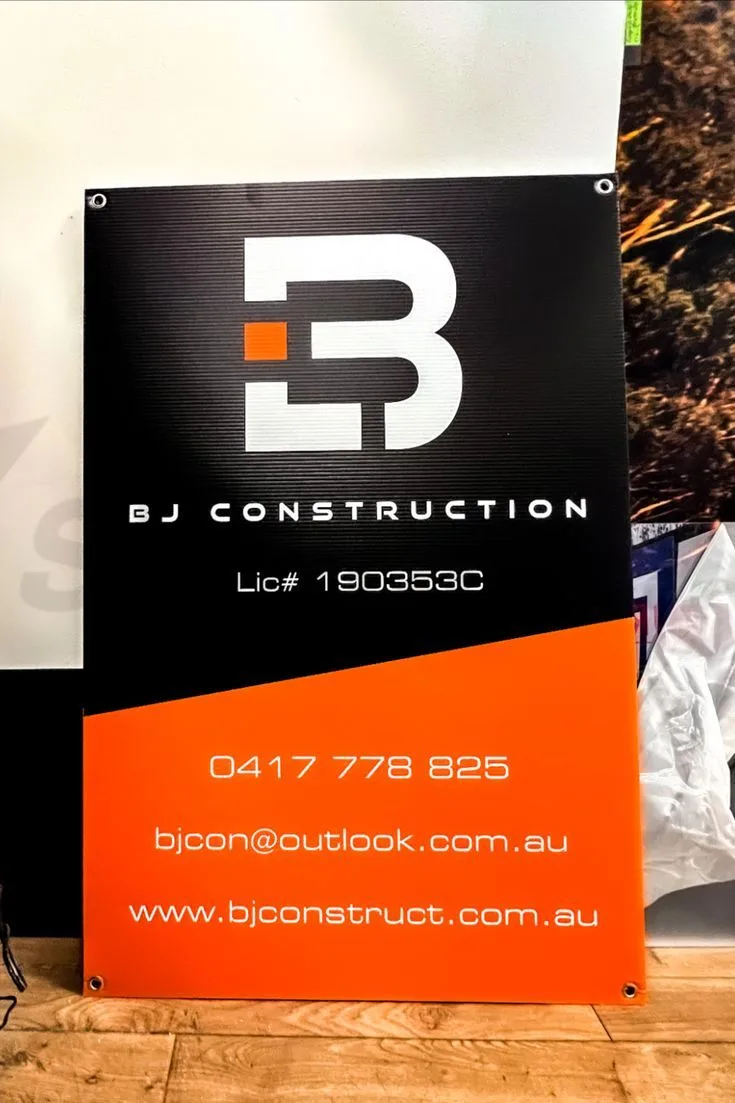 Corflute Signs example 2